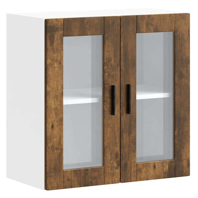 Savustammi keittiön seinäkaappi Cristofie (lasiovella porto)