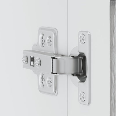 Harmaa keittiön seinäkaappi lasiovella porto Cristofie (sonoma)