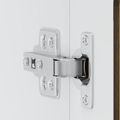 Ruskea keittiön seinäkaappi Cristofie (lasiovella porto tammi)