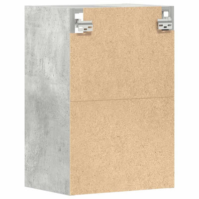 Betoninharmaa seinäkaappi Pompilas 40x29,5x60cm (lastulevy)