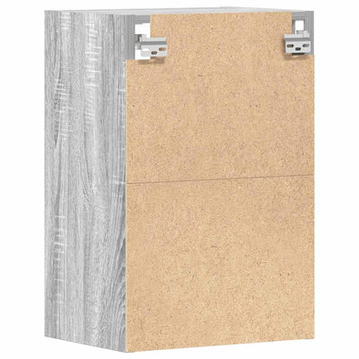 Harmaa riippuva kaappi Pompilas 40x29,5x60cm (puinen)