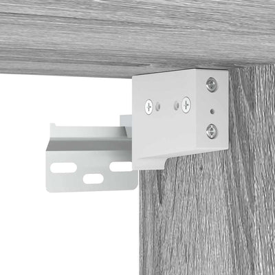 Harmaa riippuva kaappi Pompilas 40x29,5x60cm (puinen)