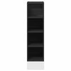 Alakaappi musta 20x44,5x81,5 cm lastulevy