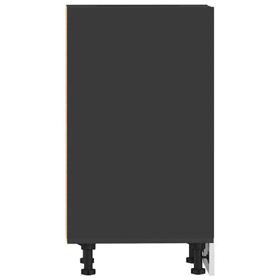 Alakaappi musta 20x44,5x81,5 cm lastulevy
