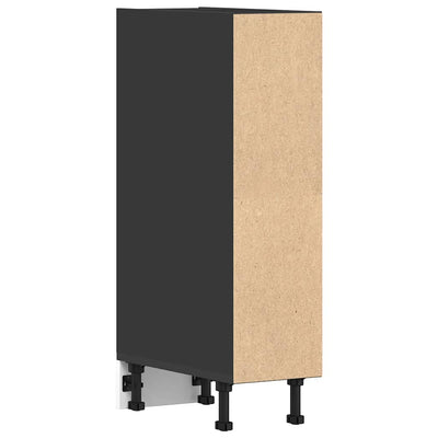 Alakaappi musta 20x44,5x81,5 cm lastulevy