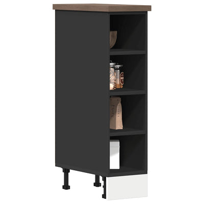 Alakaappi musta 20x44,5x81,5 cm lastulevy