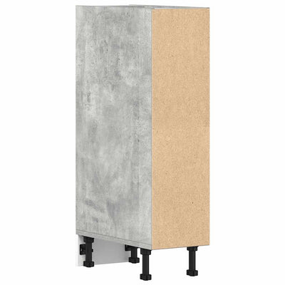 Alakaappi Betonin Harmaa 20x44,5x81,5 cm Suunniteltu puu