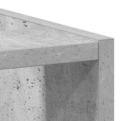 Alakaappi Betonin Harmaa 20x44,5x81,5 cm Suunniteltu puu