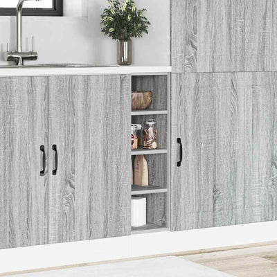 Alakaappi Harmaa Sonoma 20x44,5x81,5 cm Engineered Wood