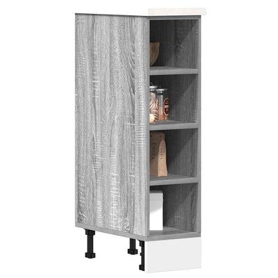 Alakaappi Harmaa Sonoma 20x44,5x81,5 cm Engineered Wood