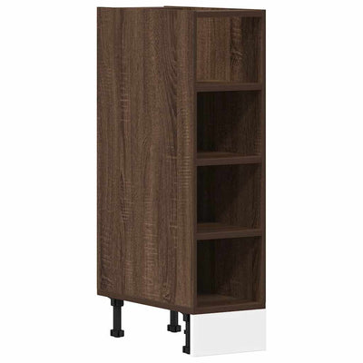 Alakaappi Ruskea Tammi 20x44,5x81,5 cm Teknillinen puu