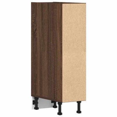 Alakaappi Ruskea Tammi 20x44,5x81,5 cm Teknillinen puu