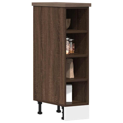 Alakaappi Ruskea Tammi 20x44,5x81,5 cm Teknillinen puu