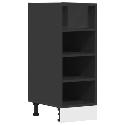 Alakaappi Musta 30x44,5x81,5 cm Engineered Wood