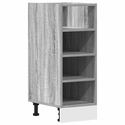 Alakaappi Harmaa Sonoma 30x44,5x81,5 cm Engineered Wood