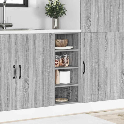Alakaappi Harmaa Sonoma 30x44,5x81,5 cm Engineered Wood
