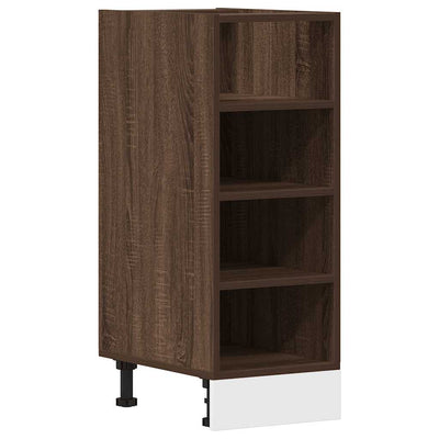 Alakaappi Ruskea Tammi 30x44,5x81,5 cm Teknillinen puu
