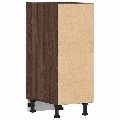 Alakaappi Ruskea Tammi 30x44,5x81,5 cm Teknillinen puu