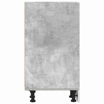 Alakaappi betoninharmaa 40x44,5x81,5 cm lastulevy