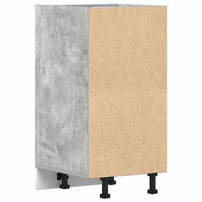 Alakaappi betoninharmaa 40x44,5x81,5 cm lastulevy
