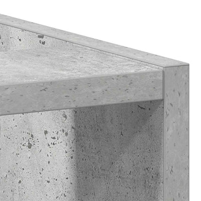 Alakaappi betoninharmaa 40x44,5x81,5 cm lastulevy