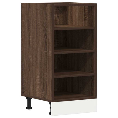 Alakaappi ruskea tammi 40x44,5x81,5 cm tekninen puu
