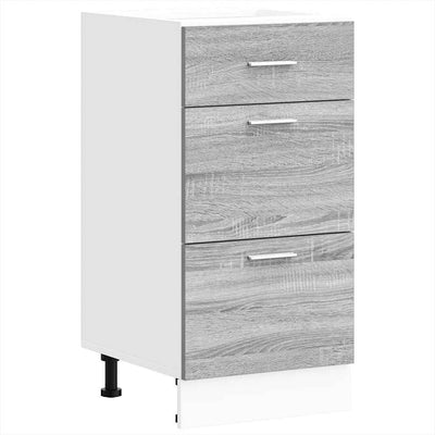Alakaappi Harmaa Sonoma 40x46x81,5 cm Engineered Wood
