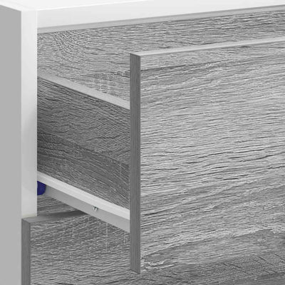 Harmaa alakaappi Pompilas 40x46x81,5cm (engineered wood)