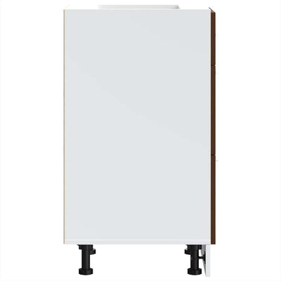 Alakaappi Ruskea Tammi 40x46x81,5 cm Teknillinen puu