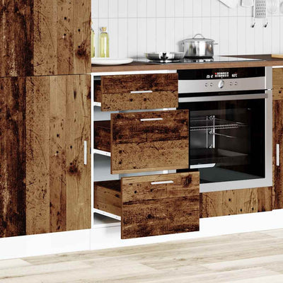 Alakaappi Old Wood 40x46x81,5 cm Engineered Wood
