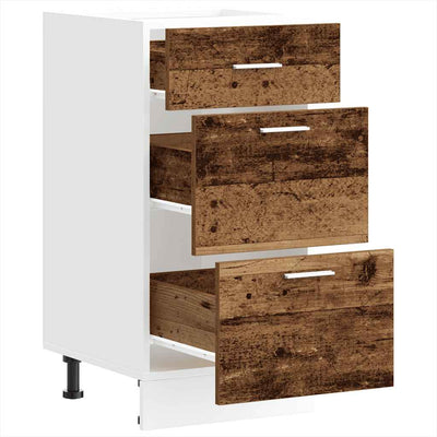 Alakaappi Old Wood 40x46x81,5 cm Engineered Wood