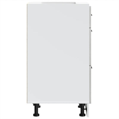 Harmaa keittiön pohjakaappi porto betoni Cristofie (suunniteltu puu)