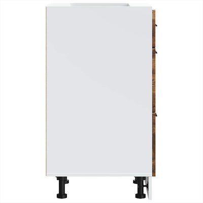 Savustettu tammi keittiön pohjakaappi porto Cristofie (suunniteltu puu)