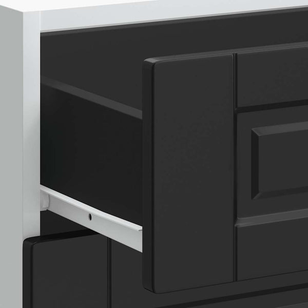 Keittiön pöytäkaappi "Porto" musta tekopuu
