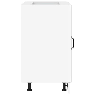 Valkoinen altaan pohjakaappi Pompilas (suunniteltu puu)