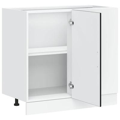 Musta altaan pohjakaappi Pompilas (suunniteltu puu)