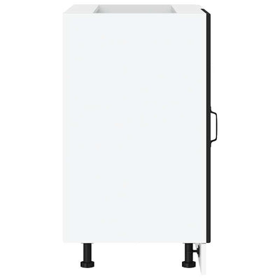 Musta altaan pohjakaappi Pompilas (suunniteltu puu)