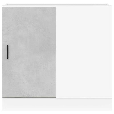 Harmaa altaan pohjakaappi Pompilas (teknillinen puu)