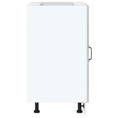 Harmaa altaan pohjakaappi Pompilas (teknillinen puu)