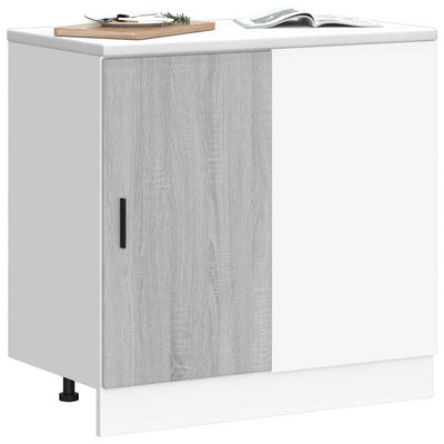 Harmaa altaan pohjakaappi Pompilas (sonoma suunniteltu puu)