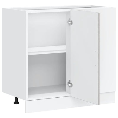 Harmaa altaan pohjakaappi Pompilas (sonoma suunniteltu puu)