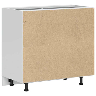 Ruskea altaan pohjakaappi Pompilas (suunniteltu puu)