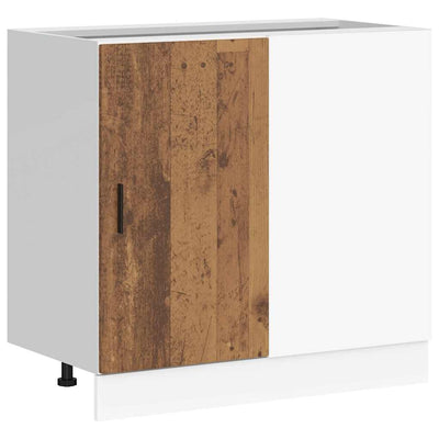 Altaan pohjakaappi Pompilas (vanhaa puuta suunniteltu puu)