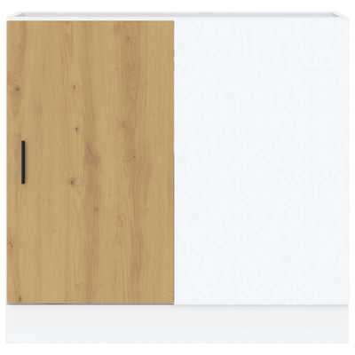 Käsityöläinen tammi altaan pohjakaappi suunniteltu puu Pompilas