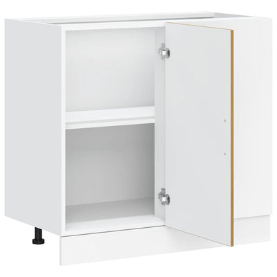 Käsityöläinen tammi altaan pohjakaappi suunniteltu puu Pompilas