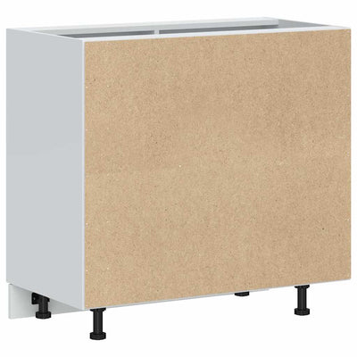 Käsityöläinen tammi altaan pohjakaappi suunniteltu puu Pompilas