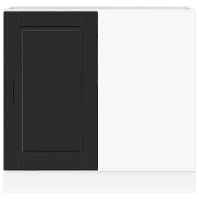 Musta keittiön pohjakaappi porto Cristofie (suunniteltu puu)