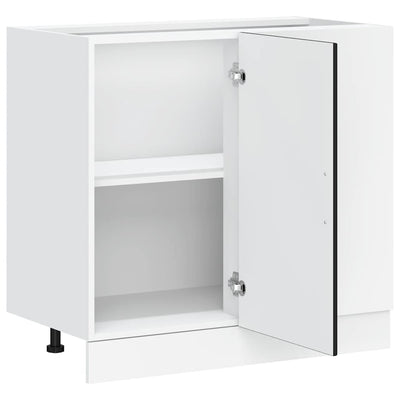 Musta keittiön pohjakaappi porto Cristofie (suunniteltu puu)