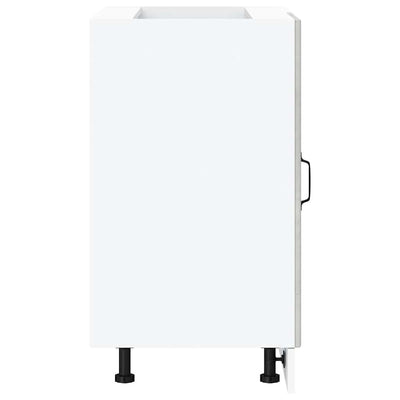 Harmaa keittiön pohjakaappi porto betoni Cristofie (suunniteltu puu)