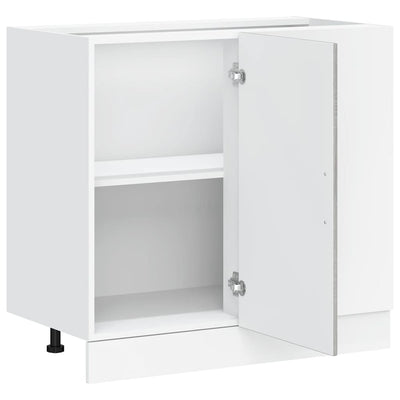 Harmaa keittiön pohjakaappi porto Cristofie (suunniteltu puu)